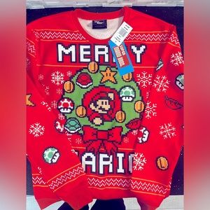 Mario Bros Christmas Sweatshirt